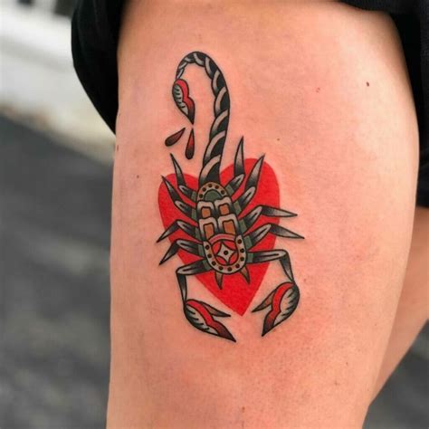 60 Traditional Scorpion Tattoo Designs for Men